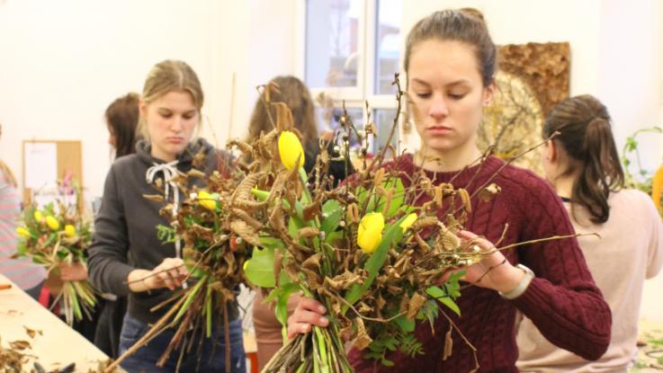 Školní floristická soutěž 2019
